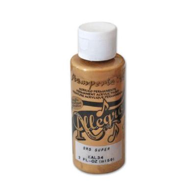 Pintura acrilica Allegro Stamperia Super gold