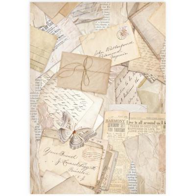 Papel de Arroz Postales Stamperia A-4 