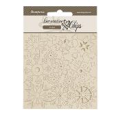 Decorative Chips 14x14 cms Stamperia Dewdrops copos de nieve
