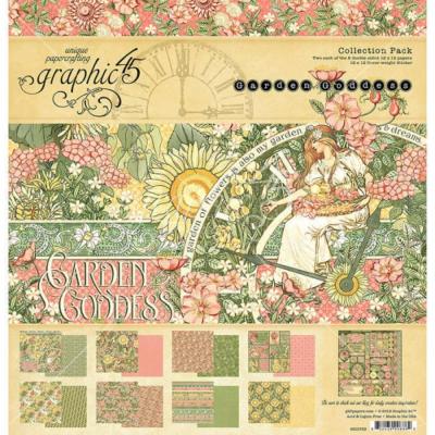 Stack Papeles Estampados 30x30 Graphic 45 Garden Goddess