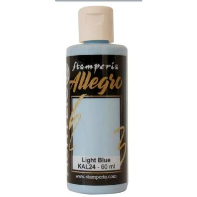 Pintura acrilica Allegro Stamperia light Blue