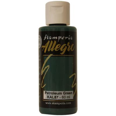 Pintura acrilica Allegro Stamperia Petrolium green