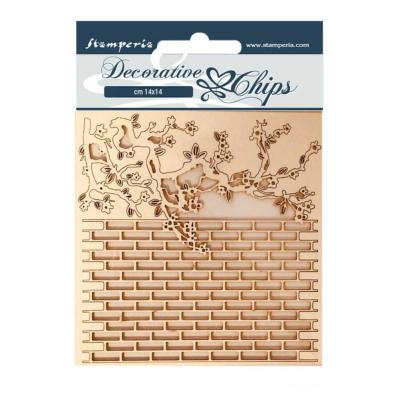 Decorative Chips Stamperia 14x14  cms.
