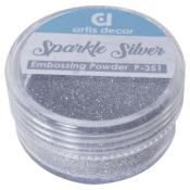 Polvos Embossing Purpurina metalica Sparkle silver 7 grs.