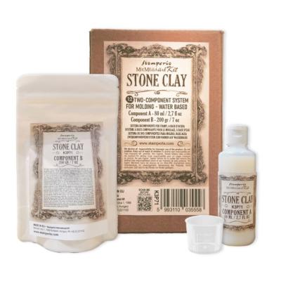 Stone clay set 80 ml + 200 grs.