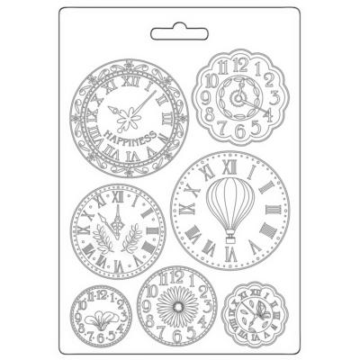 Stamperia Soft Mould A5 Create Happiness Welcome relojes