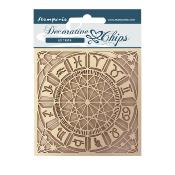 Decorative Chips Stamperia 14x14  cms.  Alchemy astrologia