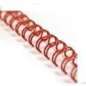 Espiral Wire 23 anillas Rojo1"