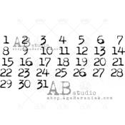 Sellos de Caucho AB Studio ID-767 Calendar
