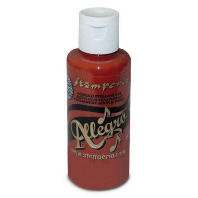 Pintura acrilica Allegro Stamperia Rojo Ladrillo