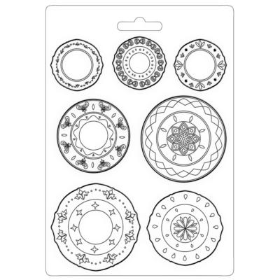 Stamperia Soft Mould A5   platos