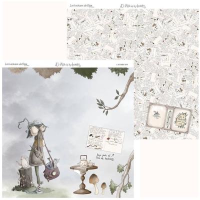 Papel 12x12" Los Hechizos de Olga 6