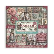 Maxi Block  Papeles Scrap  Master Of Magic Stamperia 30 x30 1 hoja 