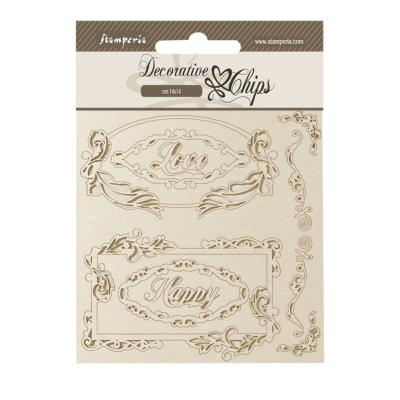 Decorative Chips Stamperia 14x14  cms. coffee and chocolate marcos