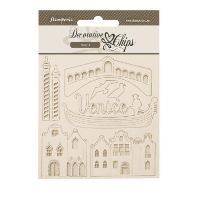 Decorative Chips 14x14 cms Stamperia Venice City of Art