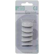 Pack 5 almohadillas redondas 3 cms.  para aplicador 0901000435 Artis Decor