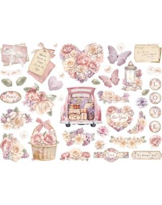 Die Cuts surtidos - Romance forever Journaling Journaling Stamperia