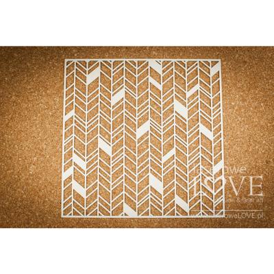 Chipboard - Vertical stripes background - Love Llama