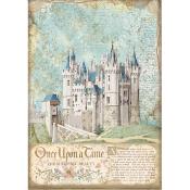  Papel Arroz  Sleeping Castillo Stamperia A-4