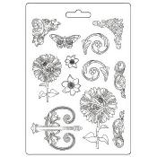 Stamperia Soft Mould A4 Sir Vagabond in Fantasy world girasol mecanico