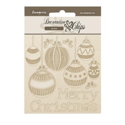 Decorative Chips 14x14 cms Stamperia The Nutcracker feliz navidad