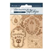 Decorative Chips Stamperia 14x14  cms.