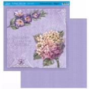 Papel Scrap Litoarte " Flores "