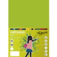 Cartulina A-4 Verde Fluor 180 Grs. Paq. 50 hojas