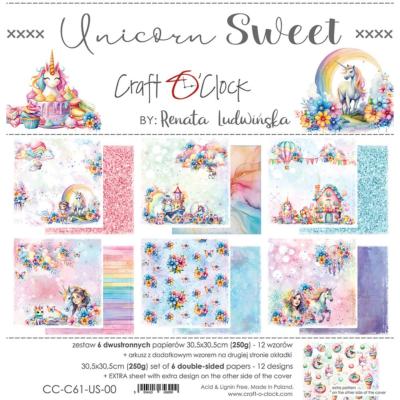 Stack de Papeles 30x30 Unicorn sweet Craft o'clock