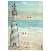 Papel de Arroz Sea Land  Stamperia A-4 Faro