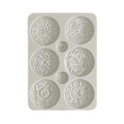 Stamperia Silicone mold A5 Brocante Antique  Relojes