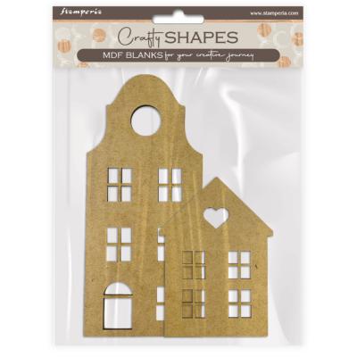 Formas decorativas Stamperia : Casas