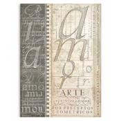  Papel Arroz Alphabet Stamperia A-4