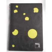 Cuaderno Folio 100 h. Cuadricula 4x4 Tapa Polipropileno Troquelado