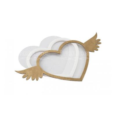 Set Dimensional para Shaker Heart with wings 18.7x10 cm