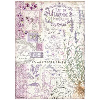  Papel Arroz   Stamperia A-4 Provence eau de lavande