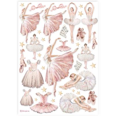 Papel de Arroz Bailarina Stamperia A-4 