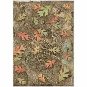 Papel de Arroz Forest Bellotas y hojas stamperia