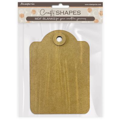 Formas decorativas Stamperia : Etiqueta