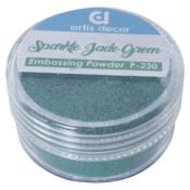 Polvos Embossing Purpurina Sparkle jade green 7 grs.