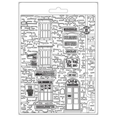 Stamperia Soft Mould A5   Sir Vagabond New York  edificios