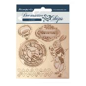 Decorative Chips Stamperia 14x14  cms.