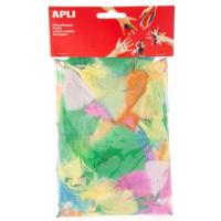 Plumas Para Collage Colores Surtidos