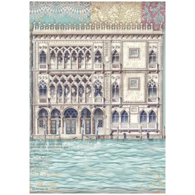 Papel de Arroz Venice City of Art Palace Museum Stamperia A-4