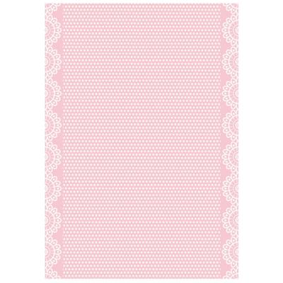  Papel Arroz   Stamperia A-4 DayDream  textura rosa