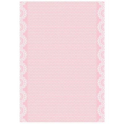  Papel Arroz   Stamperia A-4 DayDream  textura rosa