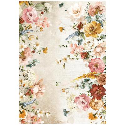 Papel Arroz Stamperia A-4 Garden of Promises Papel Arroz Stamperia A-4 Garden of Promises