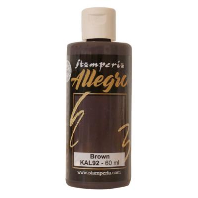 Pintura acrilica Allegro Stamperia Brown