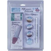 Kit Inicio Embossing Artis decor Tonos Metalicos (+2 sellos )