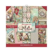 kit de Papeles Scrap  Stamperia 20.3X20.3  Alice